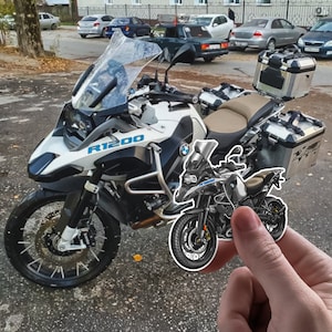 BMW R1200GSA 2014-18 Stickers - Set of 3 Motorcycle Decals for ADV Riders