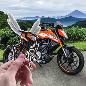 KTM Duke 250 Inspired Stickers - Set of 3 Motorcycle Decals