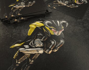 Adesivo Resinato Per Tappo Serbatoio Kawasaki - Compatibile Con Z400, Z650, Z900, Ninja