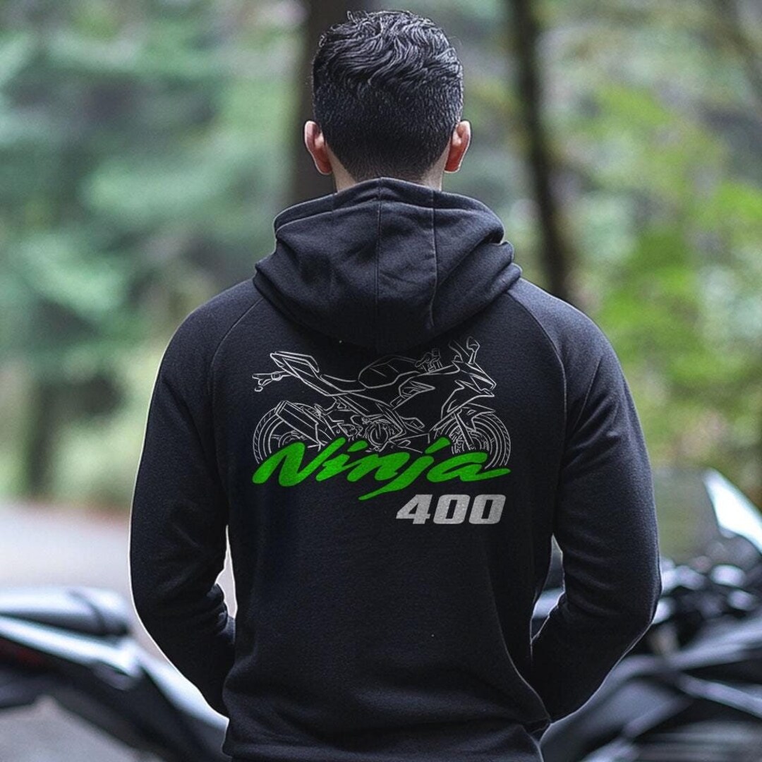 Kawasaki Ninja 400 Inspired Hoodie - Motorcycle Sweatshirt