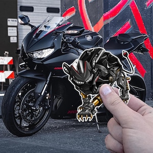 Honda CBR 1000RR 2017-19 geïnspireerde stickers - set van 3 motorstickers