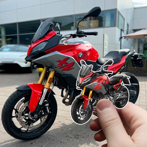 Labelbike 3D Harz Aufkleber Für BMW F900 GS 2024 | Kotflügel-Dekoration & Schutz | Wasser- & Kratzfest