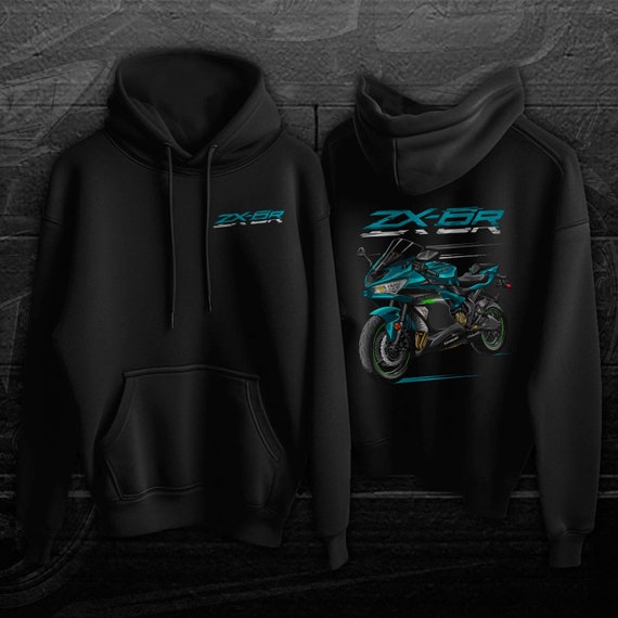 Kawasaki ZX-6R 2021-23 Hoodie - Motorcycle Sweatshirt for Kawasaki ZX-6R 2021-23 Hoodie - Motorcycle Sweatshirt for