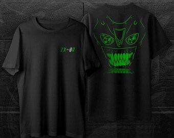 【Raucohouse】Ithea snap mesh tee Kawasaki Ninja ZX-6R 1995-2008 Inspired T-shirt - Motorcycle