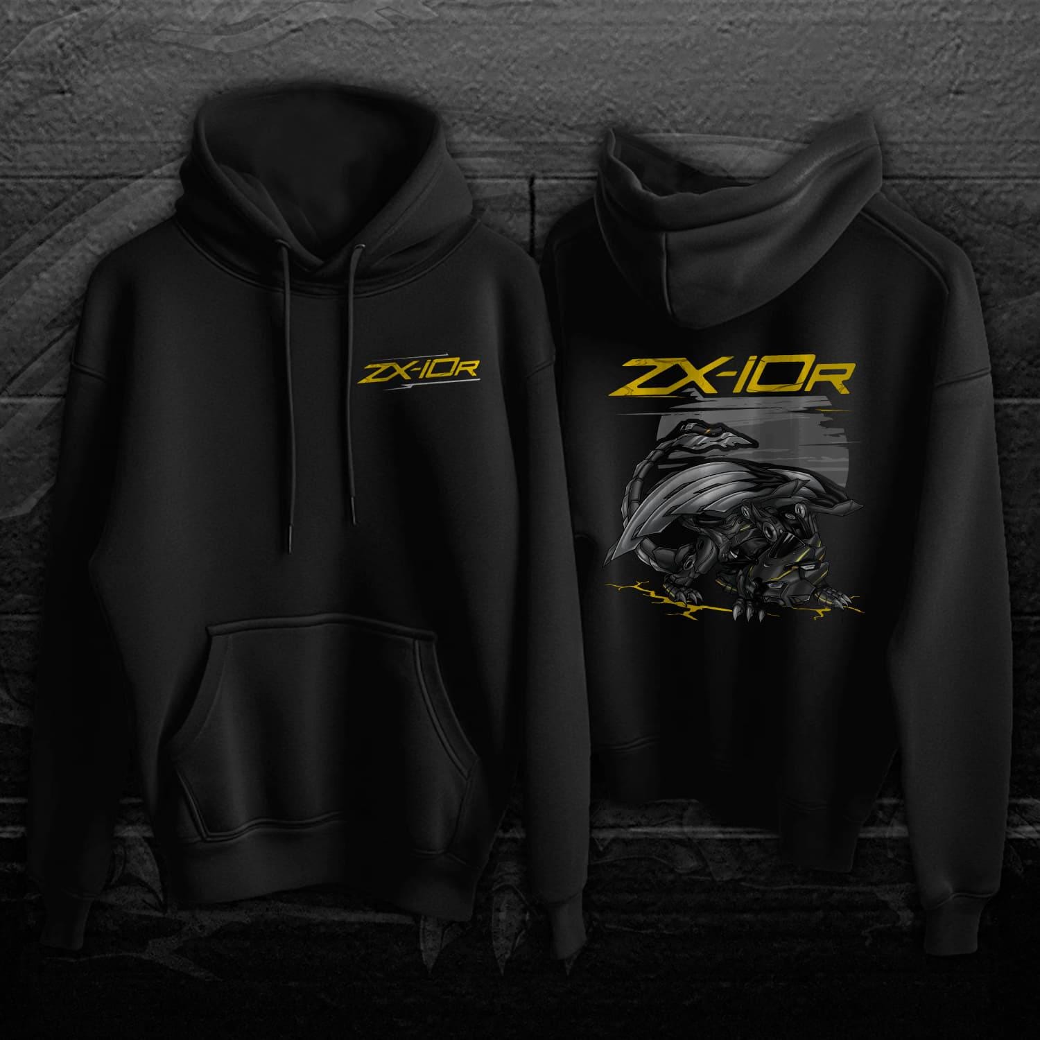 Kawasaki Ninja ZX-10R 2021-24 Inspired Hoodie - Motorcycle Kawasaki Ninja ZX-10R 2021-24 Inspired Hoodie - Motorcycle