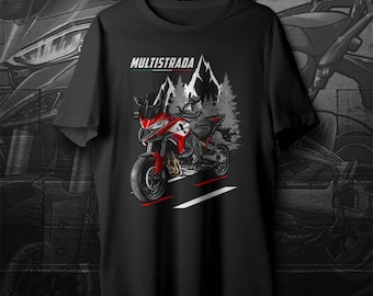 Ducati Multistrada V4S T-Shirt - Motorcycle Tee Shirt for ADV Riders