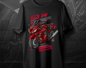 Kawasaki ZX-14 2010-11 Inspired T-shirt - Motorcycle Tee