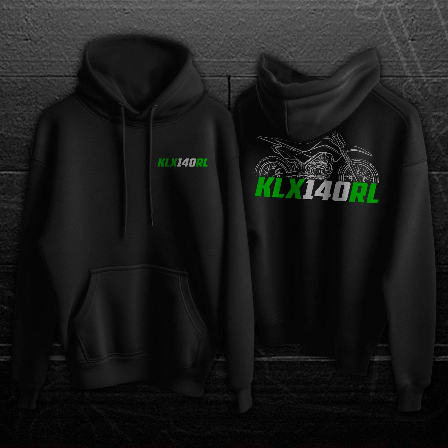 Kawasaki KLX140RL 2021 - 2025 Inspired Hoodie - Motorcycle