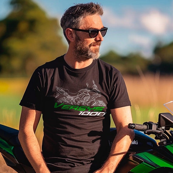 Camiseta Kawasaki Versys 1000 Camiseta de motocicleta para conductores ADV Etsy Espana