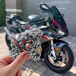 BMW S1000RR Stickers - Set of 3 Motorcycle Decals for Motorrad Riders