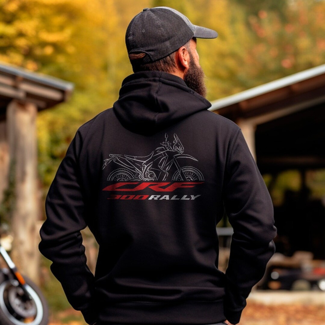 Honda CRF300 Rally Hoodie Motorcycle Sweatshirt for ADV Riders Etsy