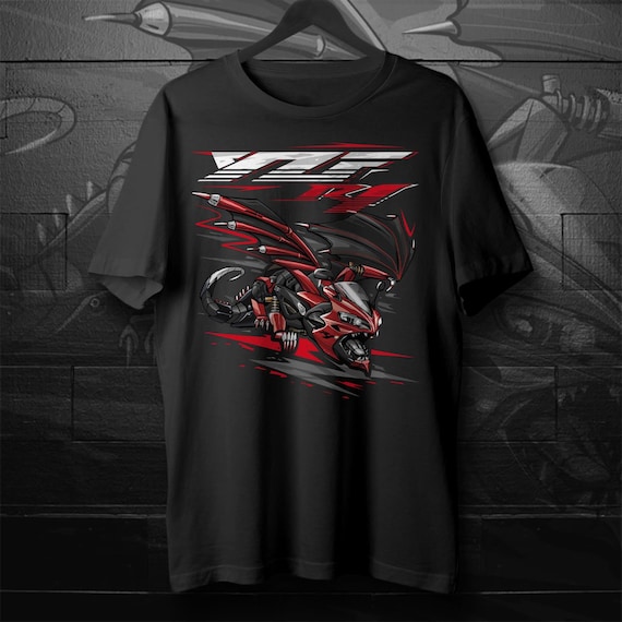 Tシャツ・カットソー HONDA MOTORCYCLE Racing Fire Blade Tshirt Black s-l400.jpg