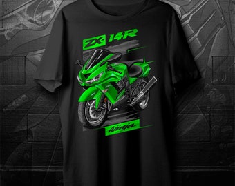 Kawasaki Ninja ZX-14R 2012-13 T-shirt - Motorcycle Tee Shirt