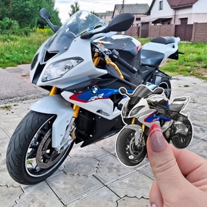 BMW S1000RR 2009-14 Stickers - Set of 3 Motorcycle Decals for Motorrad Riders