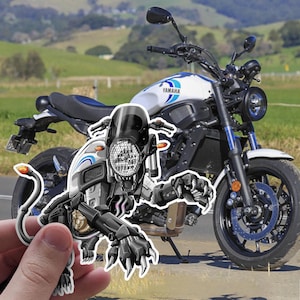 Yamaha XSR700 2015-18 Inspired Stickers - Set of 3 Motorcycle Decals for Riders