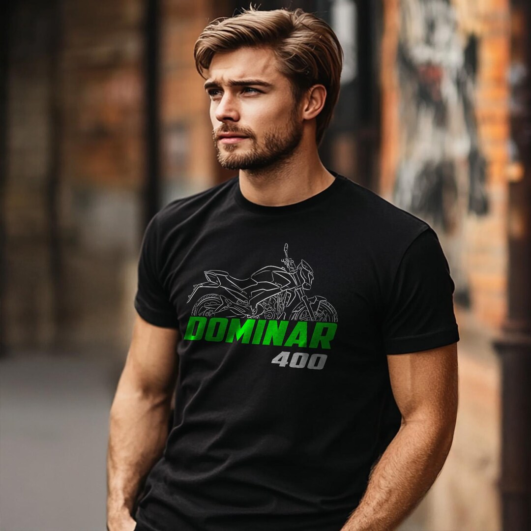 Kawasaki Dominar 400 Inspired T-shirt - Motorcycle Tee Shirt for Riders ...