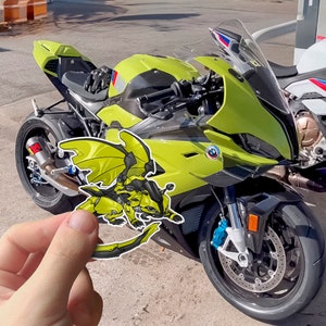 BMW M1000RR Stickers - Set of 3 Motorcycle Decals for Motorrad Riders