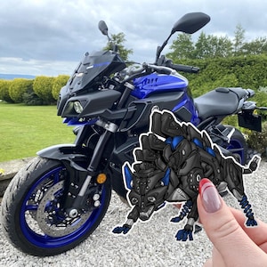 Yamaha MT-10 Inspired Stickers - Set of 3 Motorcycle Decals