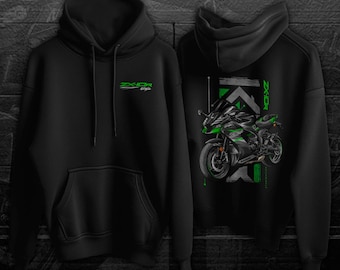 Kawasaki ZX-10R 2021-22 Hoodie - Motorcycle Sweatshirt for Riders