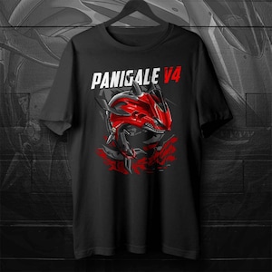 Ducati Panigale V4 T-Shirt 2019-21- Motorcycle Tee Shirt for Riders