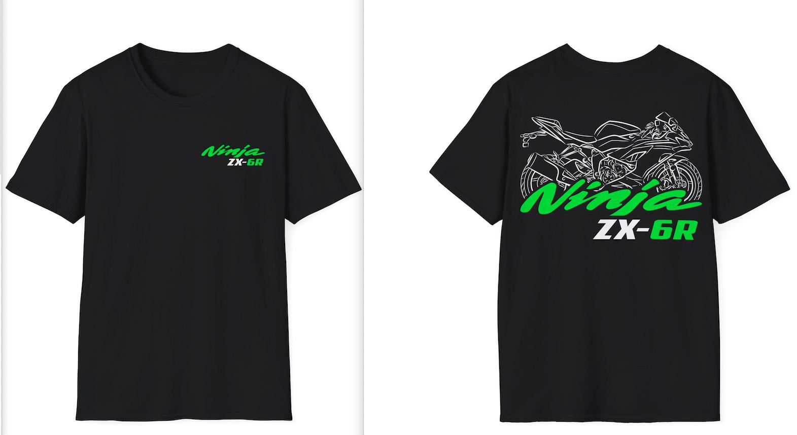 シャツ カワサキ Ninja ZX-6R 2009-2025 インスパイア T シャツ