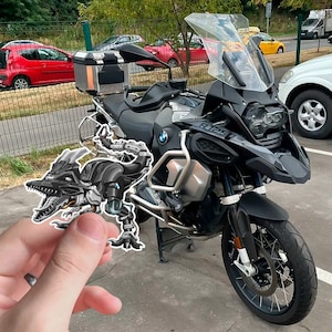 BMW R1250GSA Aufkleber - 3er Set Motorrad Aufkleber für ADV Rider