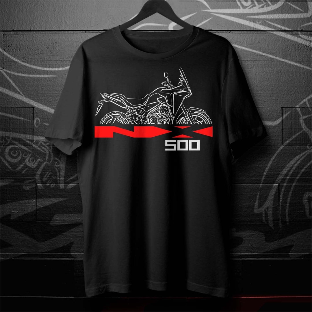 Tシャツ・カットソー HONDA MOTORCYCLE Logo Artwork Tshirt White HONDA RETRO T-SHIRT