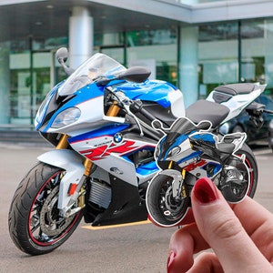 BMW S1000RR 2015-18 Stickers - Set of 3 Motorcycle Decals for Motorrad Riders