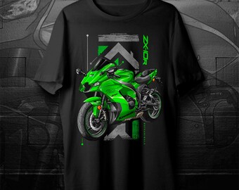 『TEN TEE S.S BLACK L』 Kawasaki ZX-10R 2023-24 T-shirt - Motorcycle Tee Shirt for