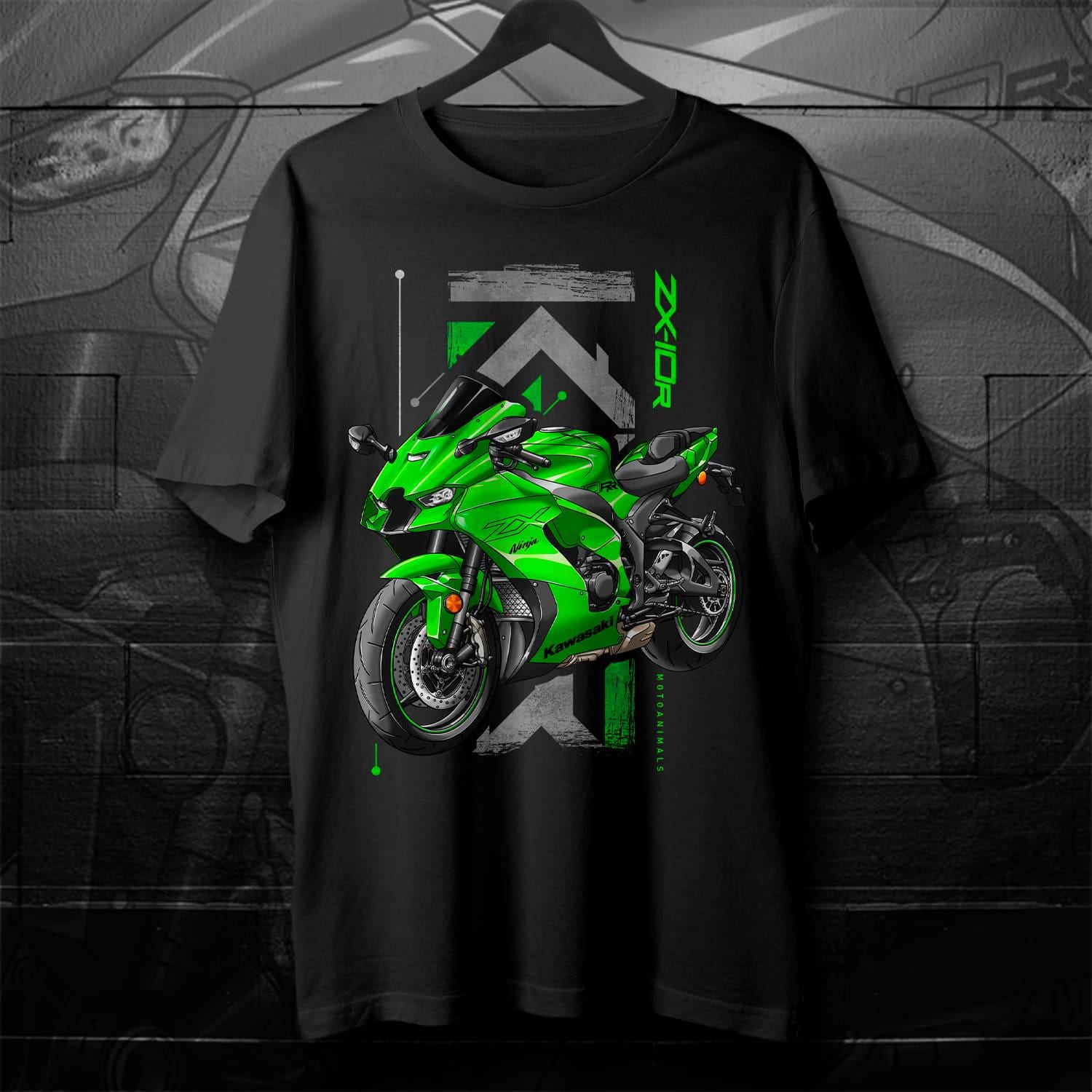 『TEN TEE ALTERNATIVE WHITE XL』 Kawasaki ZX-10R 2023-24 T-shirt - Motorcycle Tee Shirt for