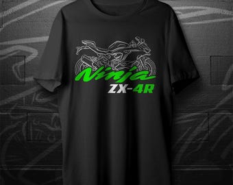 Kawasaki Ninja ZX-4R Inspired T-shirt - Motorcycle Tee Shirt