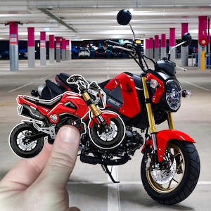 Honda Grom 2013-15 Stickers - Set of 3 Motorcycle Decals