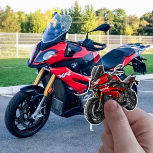 BMW S1000XR 2015-19 Stickers - Set of 3 Motorcycle Decals for Motorrad Riders