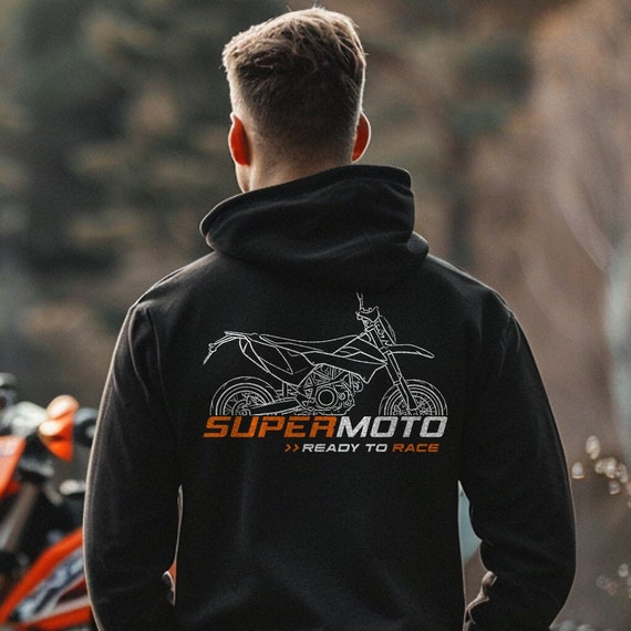 KTM 690 SMC R Hoodie Motorcycle Sweatshirt for Supermoto Riders Etsy Canada