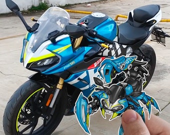 Cfmoto 250SR Stickers - Set of 3 Motorcycle Decals for