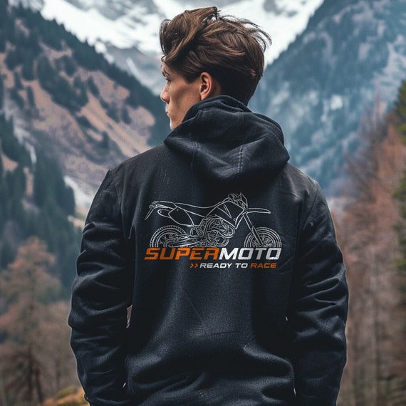 KTM 625 SC Supermoto 2002 Hoodie - Motorcycle Sweatshirt for