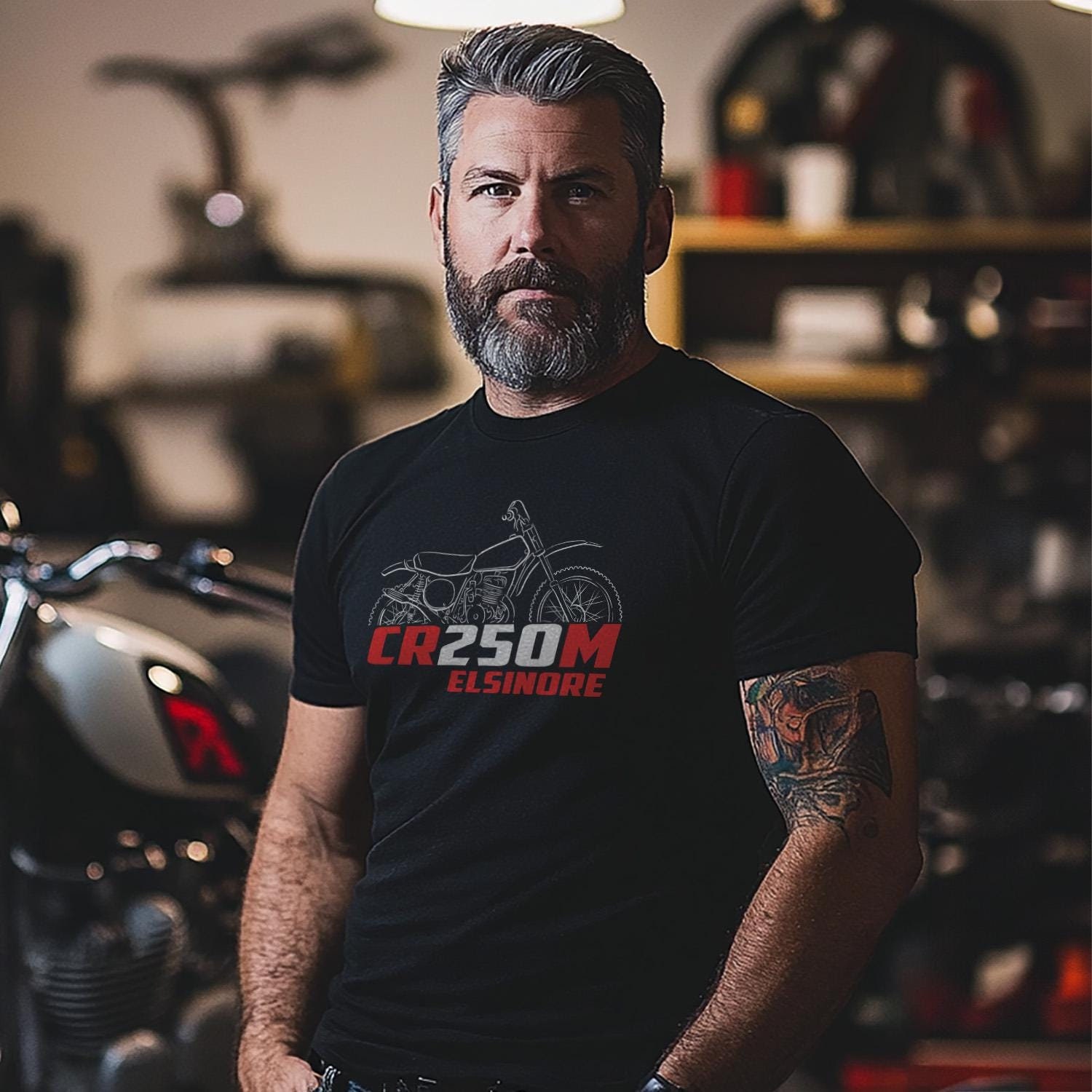 Honda CR250 | M & R 1973-81 Inspired T-shirt - Motorcycle