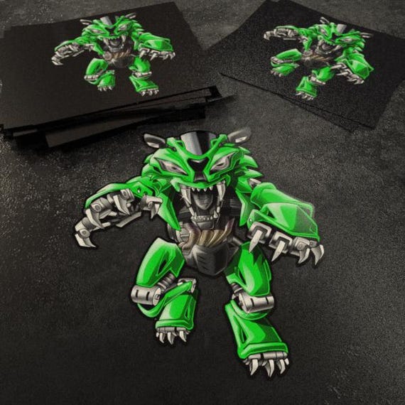 Kawasaki Ninja ZX-10R Inspired Stickers - Set of 3