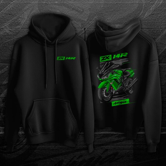 Kawasaki Ninja ZX 14R 2017 21 Hoodie Motorcycle Sweatshirt for Riders Etsy Canada