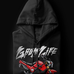 Honda Grom 2013-15 Inspired Hoodie - Motorcycle Sweatshirt