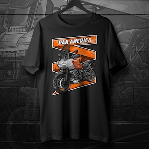Harley-Davidson Pan-America & CVO T-Shirt - Biker Motorcycle Tee Shirt