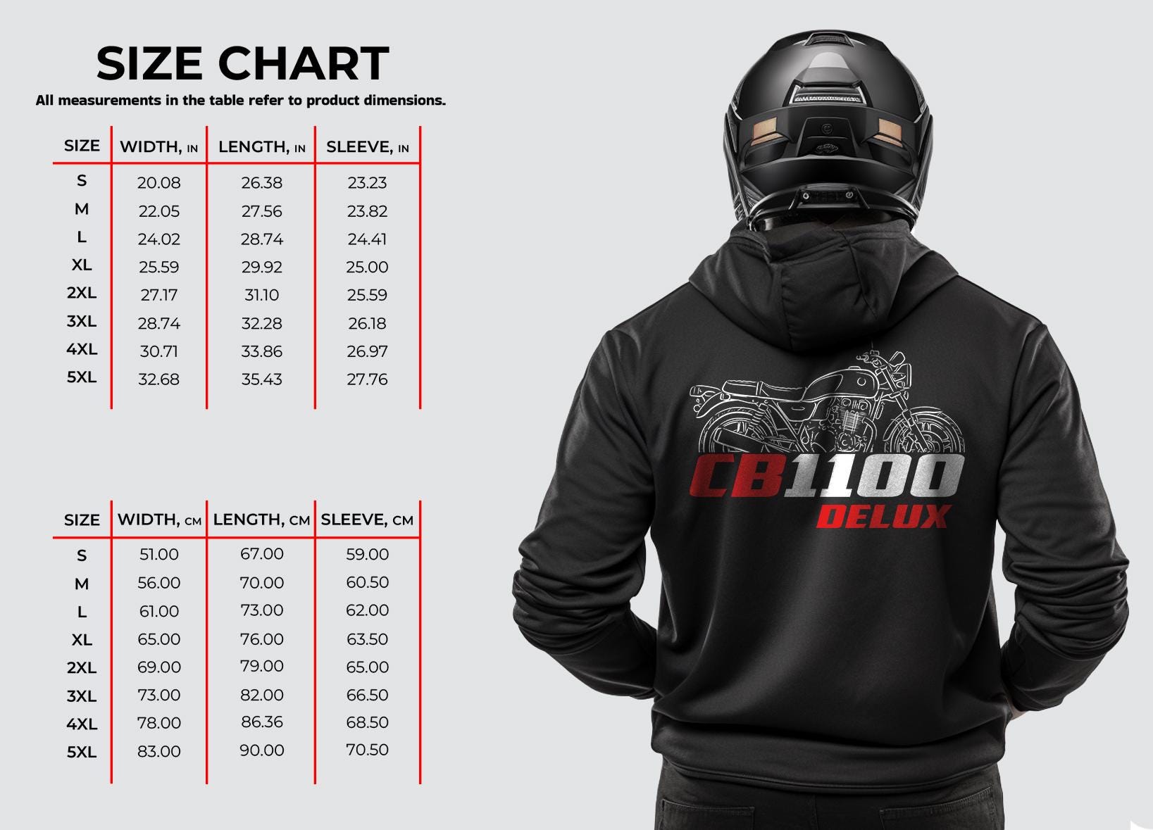 【SUPREME】State Zip Up Hoodie Sweatshirt Washed  -24FW Buy Honda CB1100 Inspired Hoodie - Motorcycle Sweatshirt