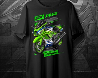 カワサキ Ninja ZX-14R 2022-24 Tシャツ - ライダー向けバイクT