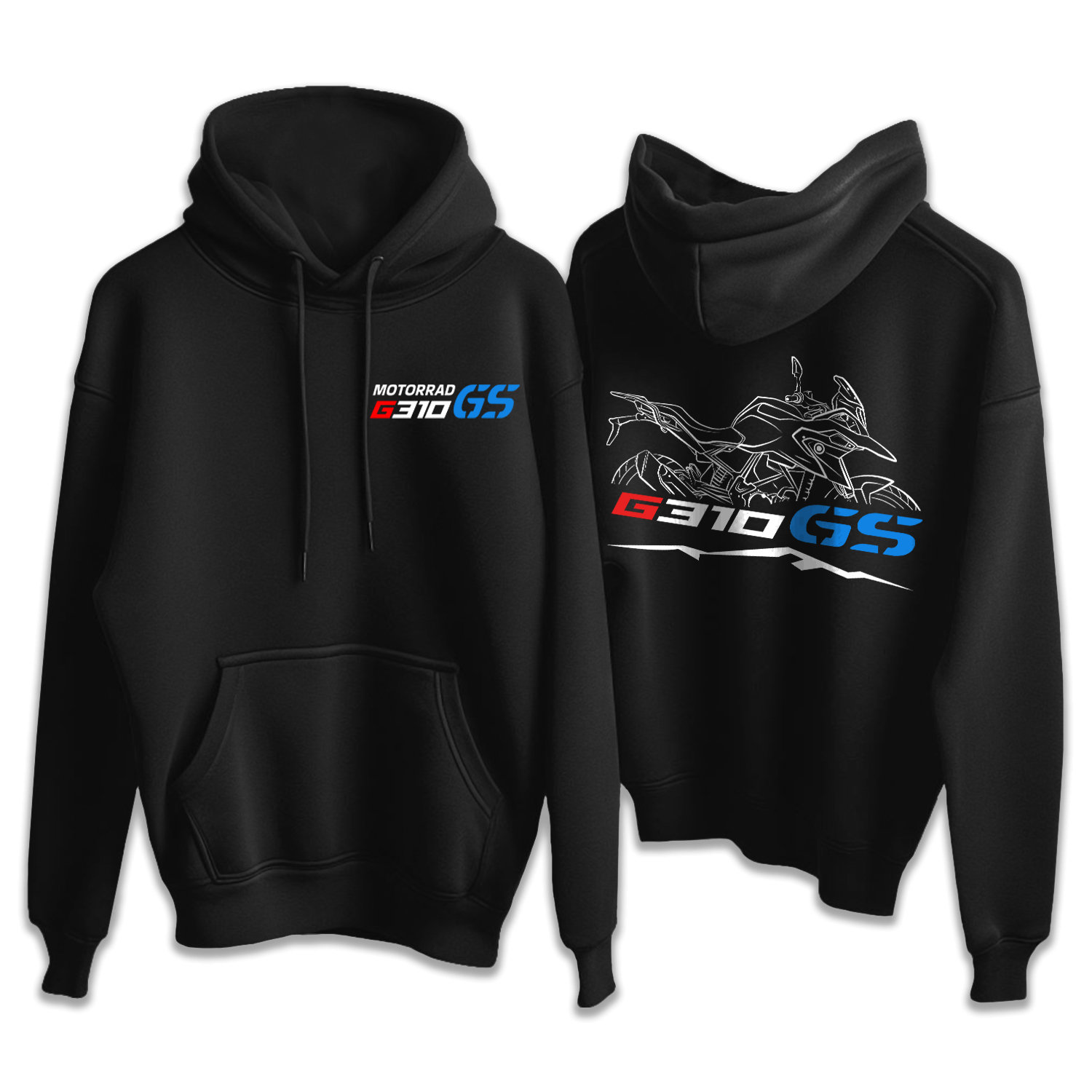 BMW G310GS Hoodie Motorcycle Sweatshirt for Motorrad Riders
