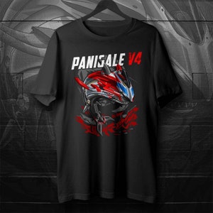Ducati Panigale V4 T-Shirt 2018-20 - Motorcycle Tee Shirt for Riders