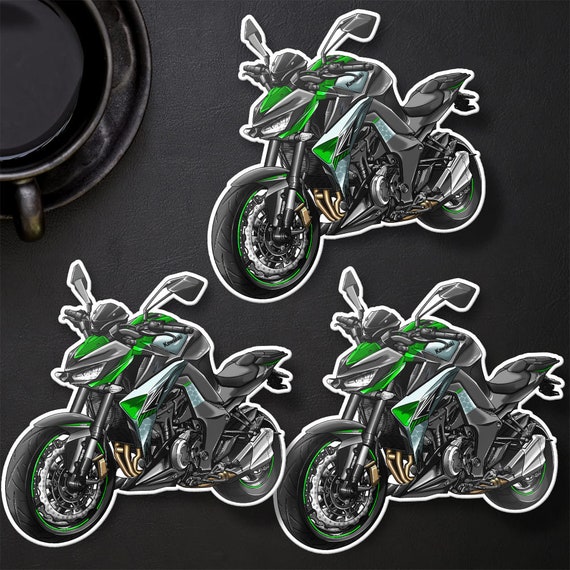 Kawasaki Z1000 2017-20 Stickers - Set of 3 Motorcycle Decals