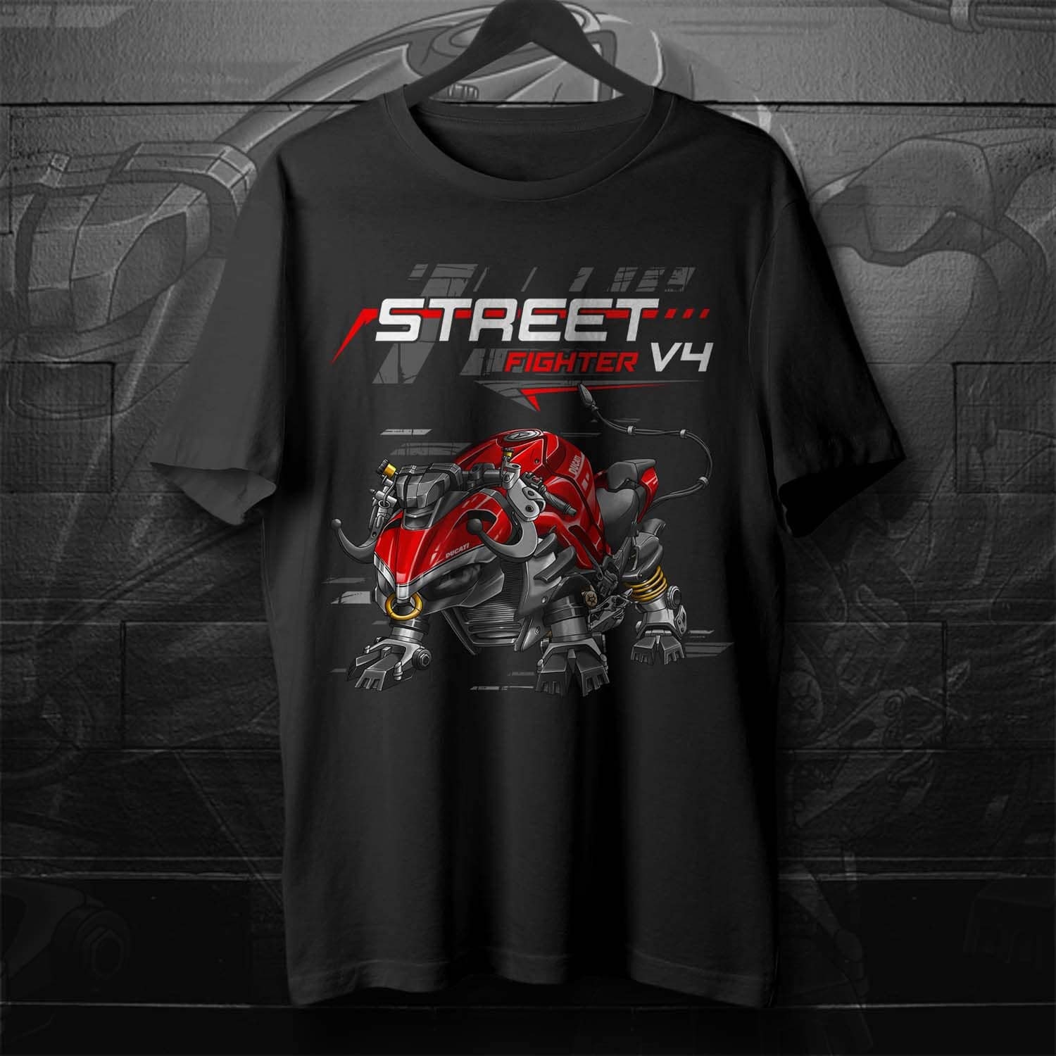 Ducati Streetfighter V4 T shirt Motorcycle Tee Shirt for Riders Etsy UK
