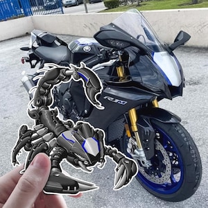 Yamaha YZF-R1 Inspired Stickers - Set of 3 Motorcycle Decals for Riders