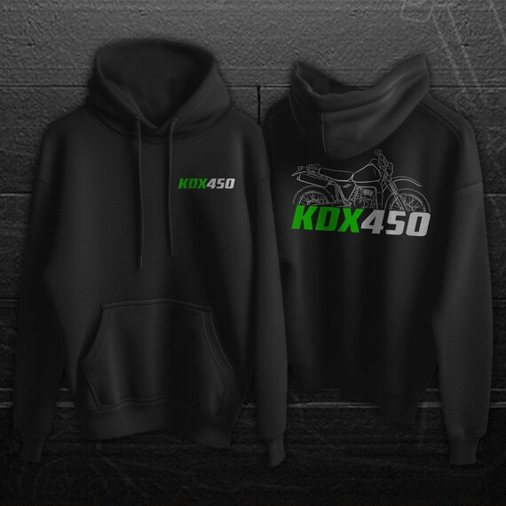 Kawasaki KDX 450 1982 Inspired Hoodie - Motorcycle Sweatshirt for