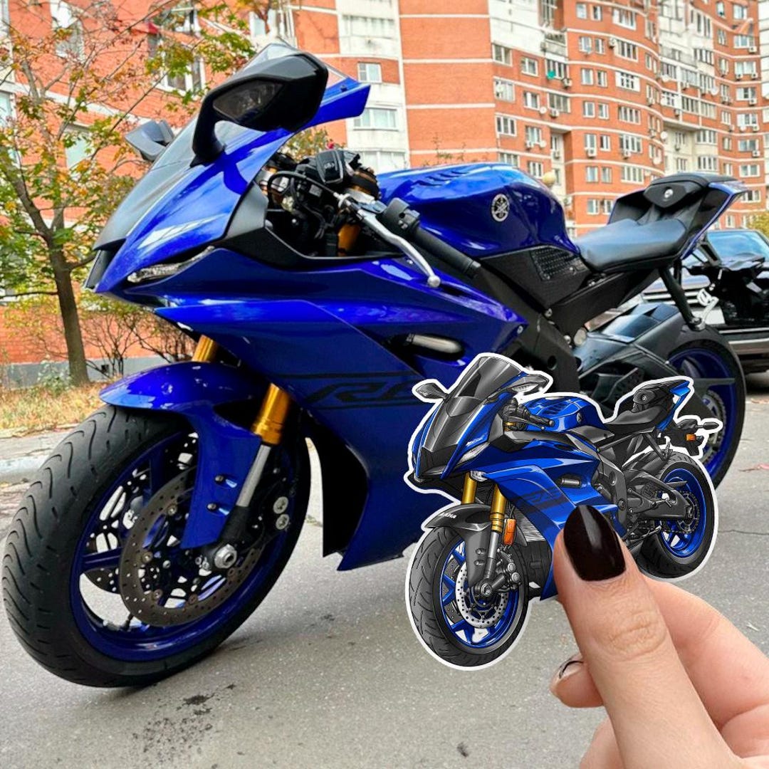 Yamaha R6 Sticker Design Yamaha YZF-R6 2020 Inspired Stickers - Set of 3 Motorcycle Decals - Etsy